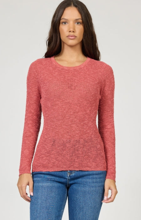 Edina Relaxed Long Sleeve | Deep Terracotta