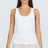 Louise Tank | White