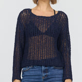 Adela Sweater | Black Iris
