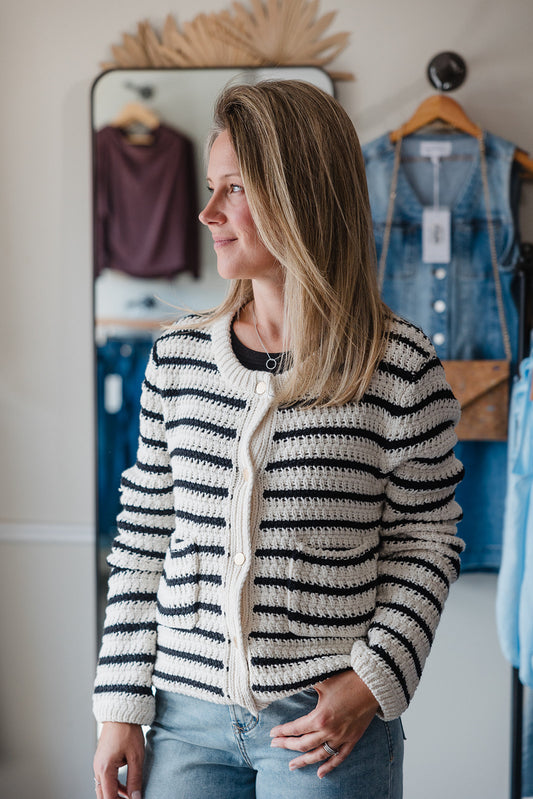 Trixie Button Front Cardigan