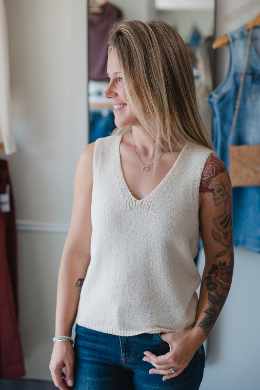 Celie Top - Vintage Cream