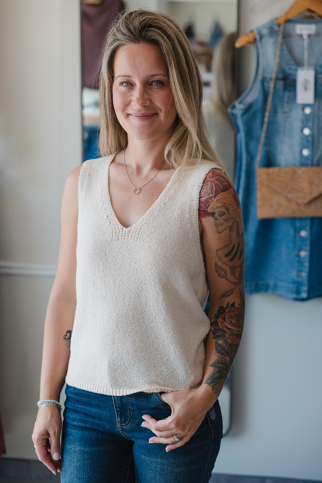Celie Top - Vintage Cream