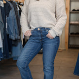 Catherine Mid Rise Boyfriend - Abelia