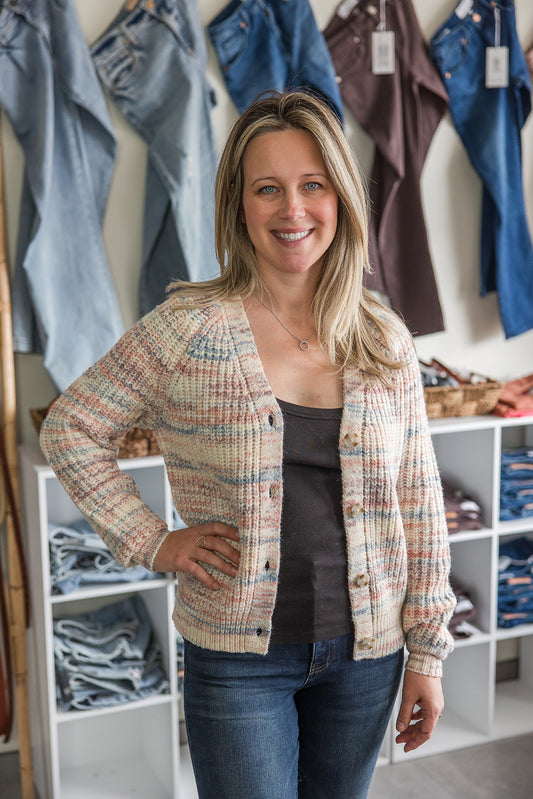 Space Dye Cardi