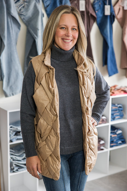 Lightweight Basketweave Vest