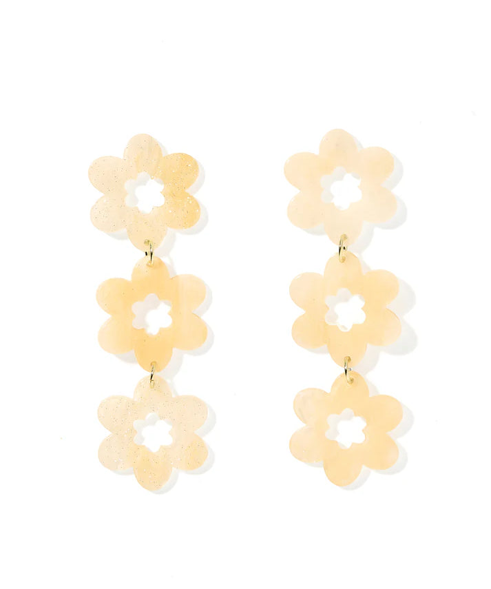 Linny Co - Zoey Statement Earrings - Milky Way