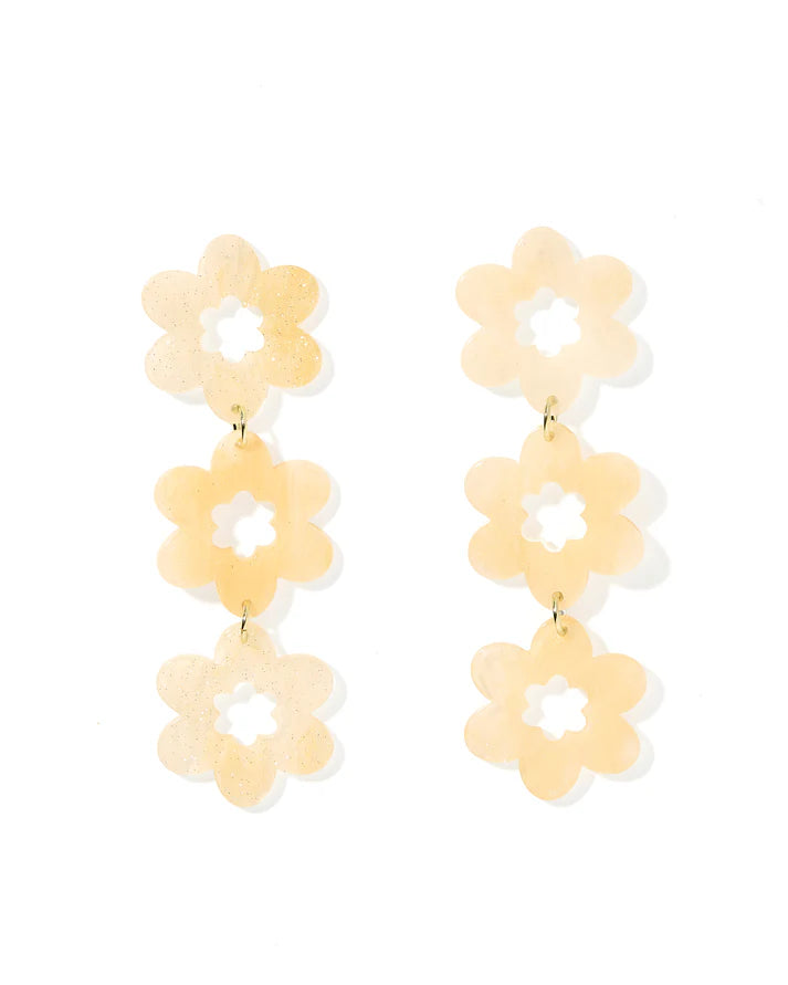 Linny Co - Zoey Statement Earrings - Milky Way