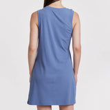 Justine Rib Dress - Stormy Blue
