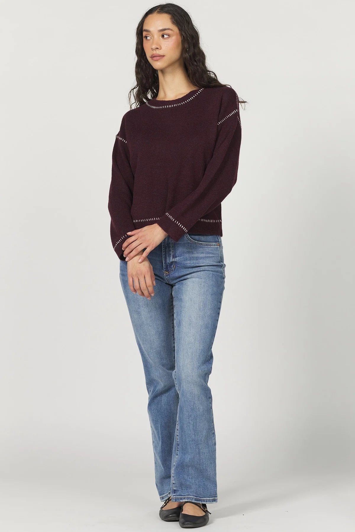 Millie Sweater - Bordeaux