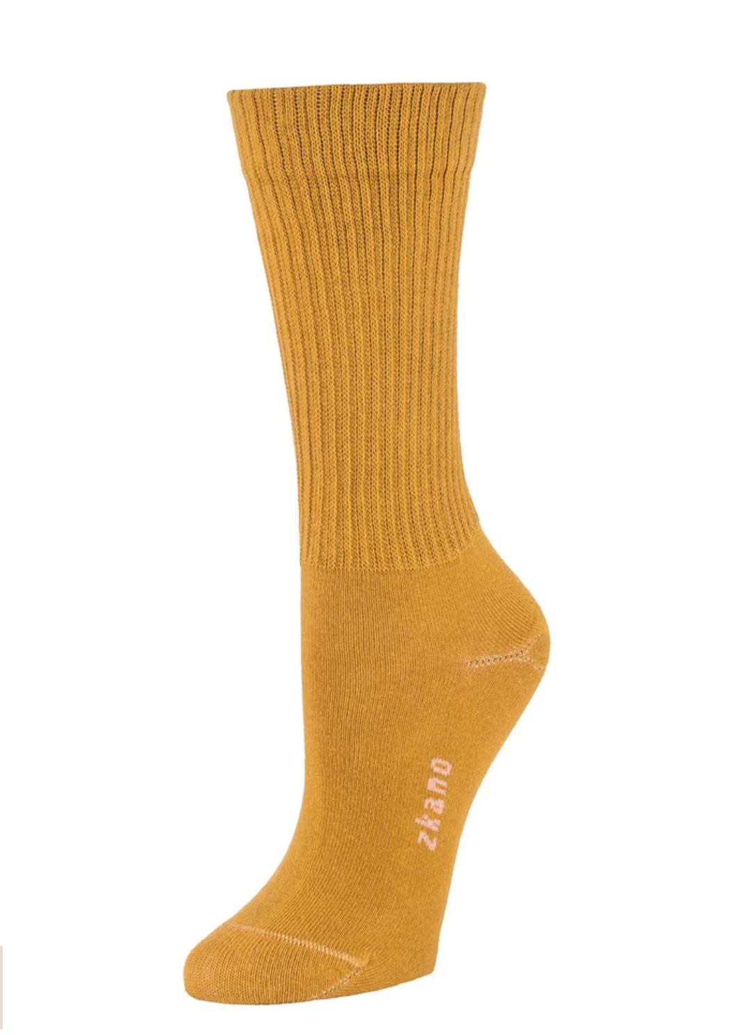 Rib Knit Organic Cotton Crew Socks image 2