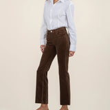 Kelsey Corduroy Ankle Flare - Brown image 0
