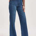 Fiona High Rise Wide Leg Jeans - Violet Blue image 0