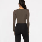 Double-Layered Long Sleeve Bodysuit image 1