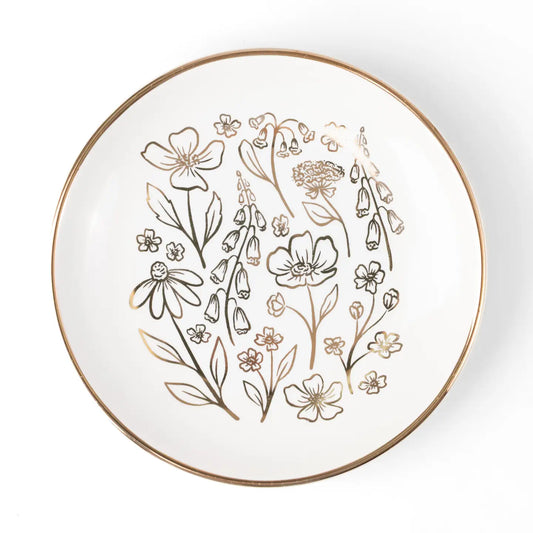 Trinket Dish | Pressed Floral