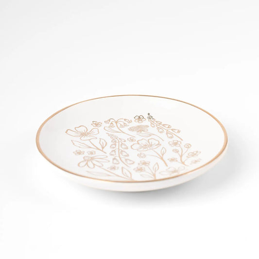 Trinket Dish | Pressed Floral