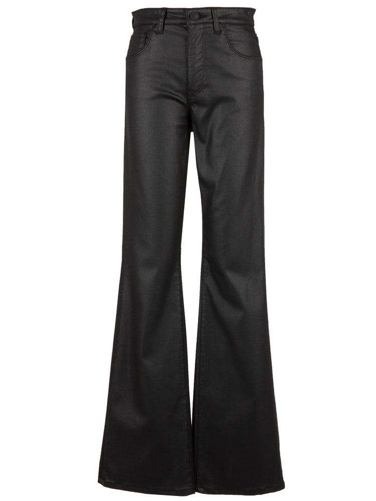 Ana Coated High Rise Flare Pants image 0