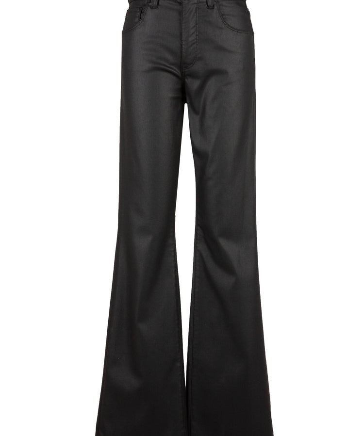 Ana Coated High Rise Flare Pants image 0