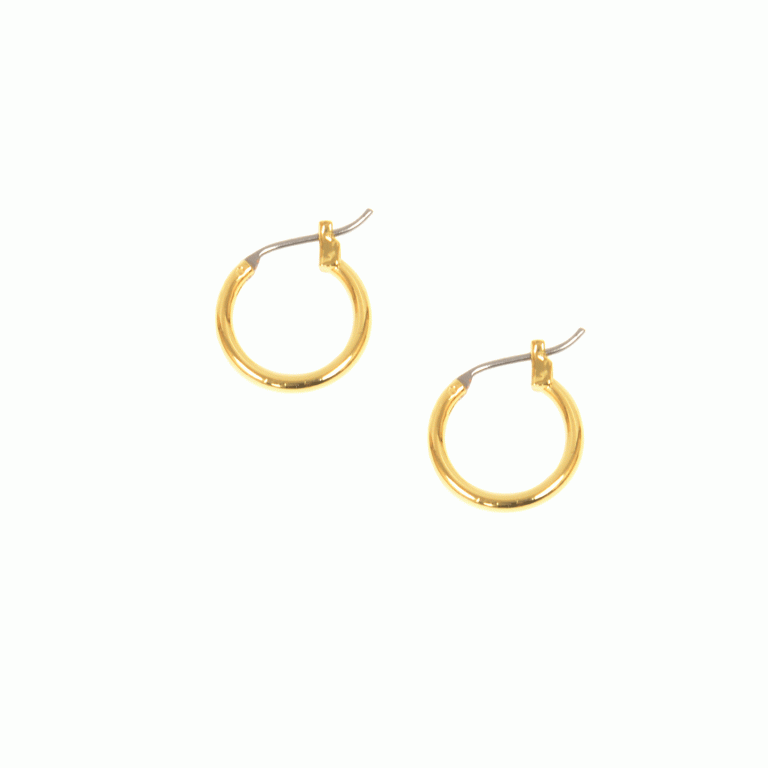 Classic Mini Hoop Earrings image 1