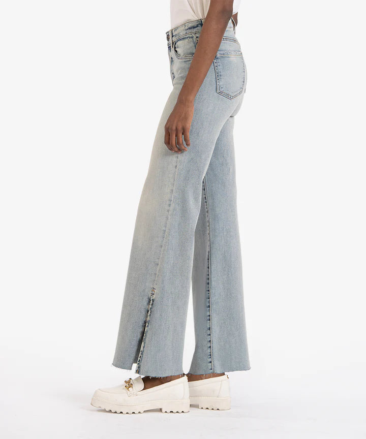Meg High Rise Split Ankle Flares image 1