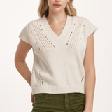 Una Crochet Detail Sweater image 0