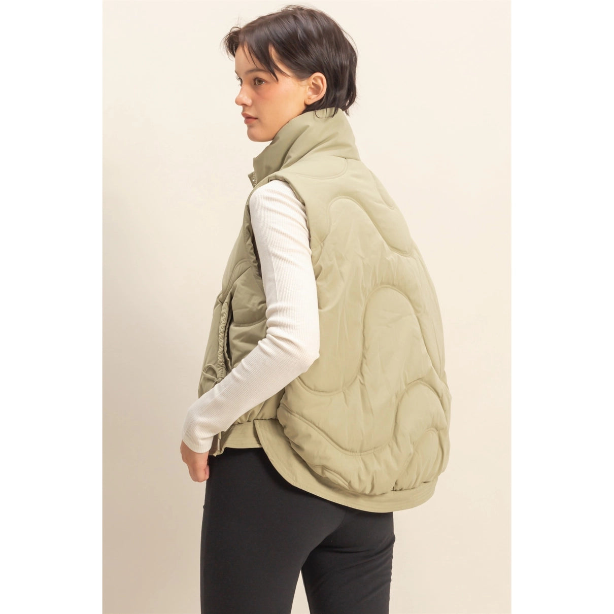 Tied Up Puffer Vest