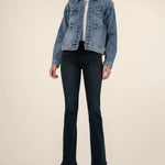 Liz Trucker Drop Shoulder Denim Jacket image 3
