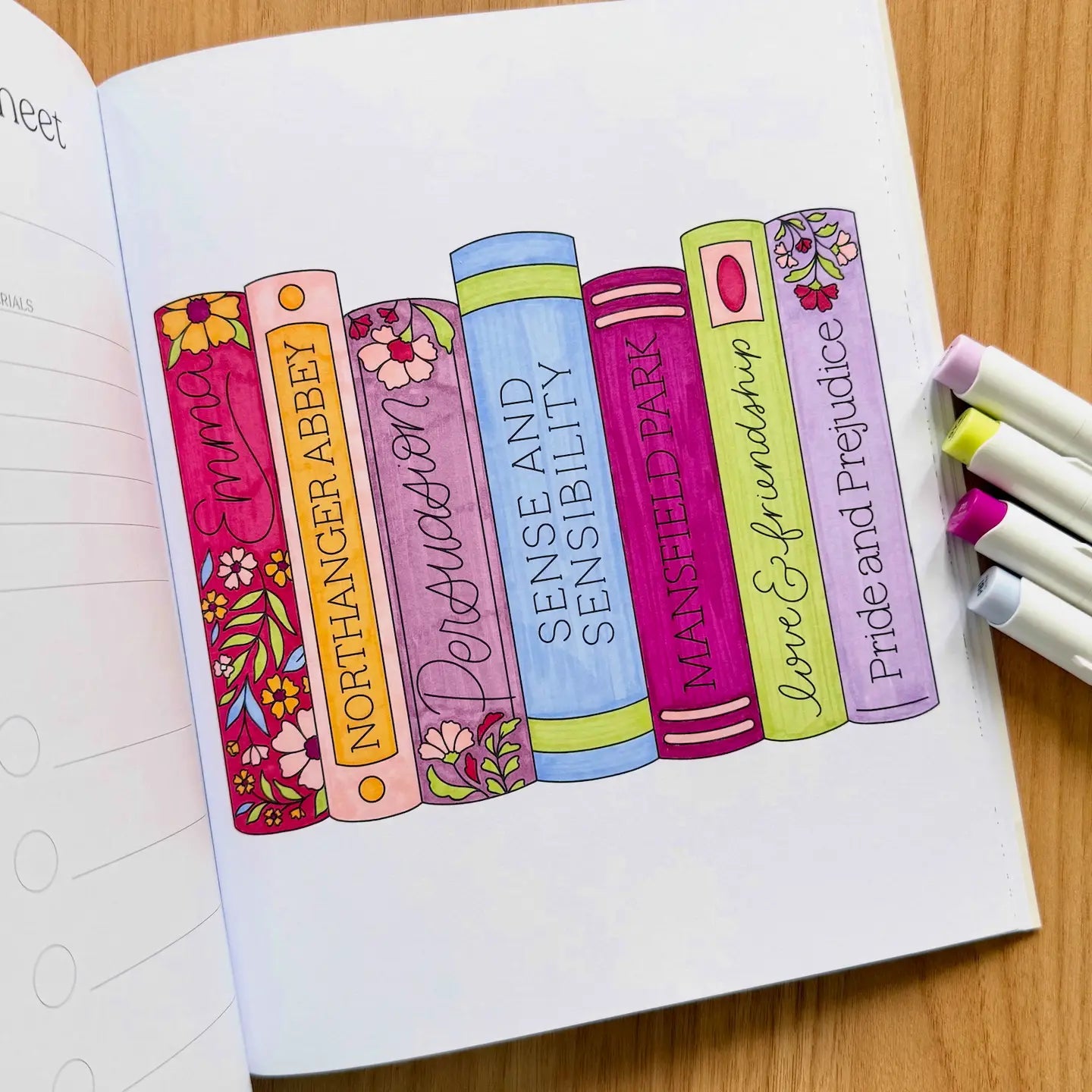 All Booked Up Coloring Book | Bookish & Reading