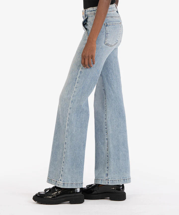 Meg H-Rise, W-Leg Trousers image 1