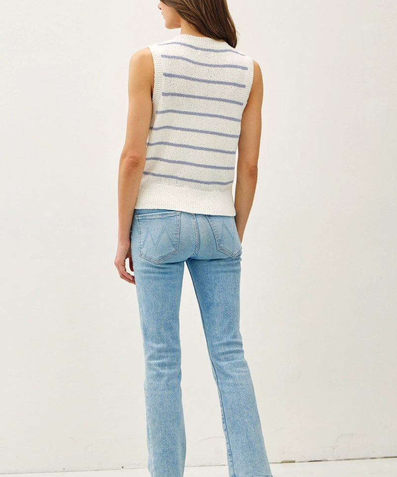 Simple V-Neck Sweater Vest