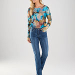 Olivia Pintuck Bootleg Denim image 1
