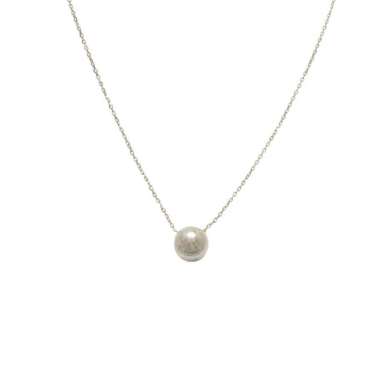 Silver Ball Necklace image 0