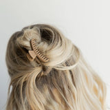 Kaxi Mini Hold Everything Claw Clip - Matte Light Brown