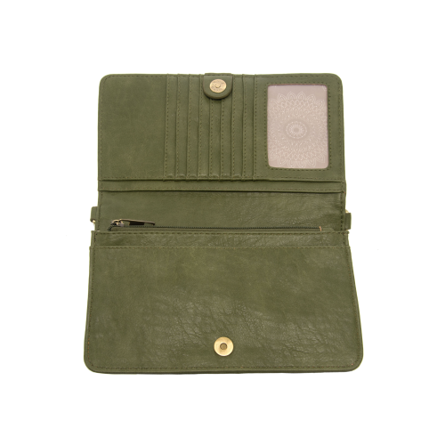 Billie Mini Organizer Crossbody | Moss