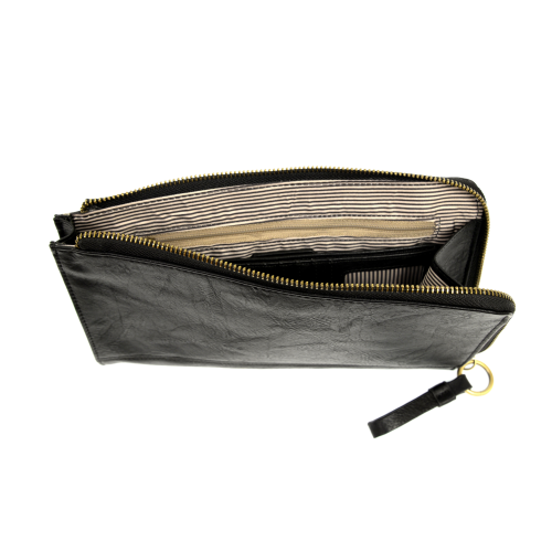 Karina Convertible Wristlet and Wallet | Black