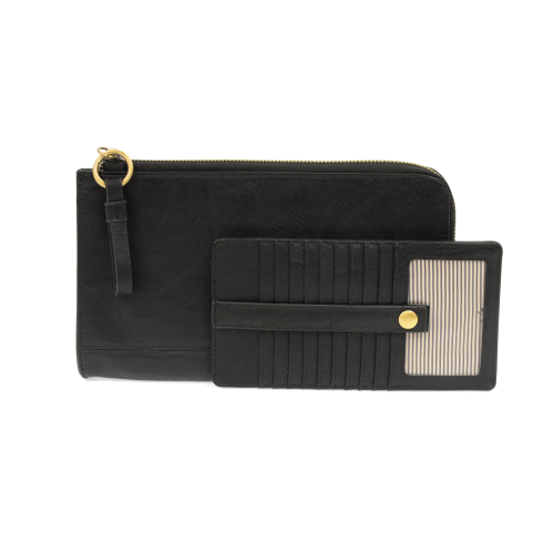 Karina Convertible Wristlet and Wallet | Black
