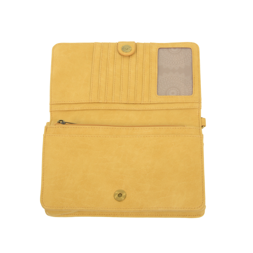 Billie Mini Organizer Crossbody | Yellow
