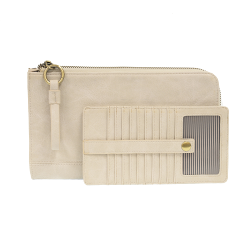 Karina Convertible Wristlet and Wallet | Linen