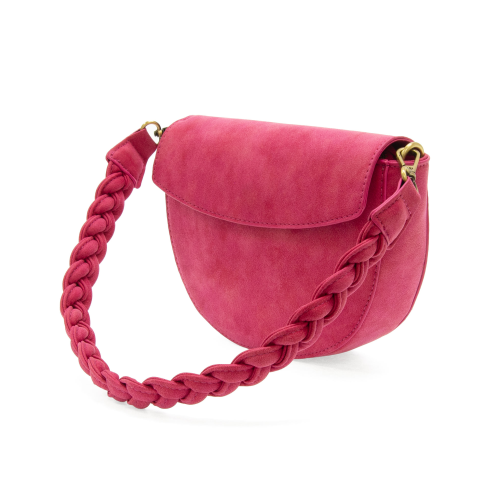 Luna Crescent Crossbody | Fuchsia
