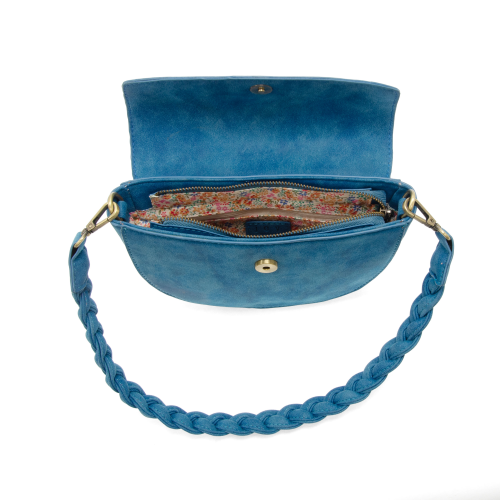 Luna Crescent Crossbody | Cobalt