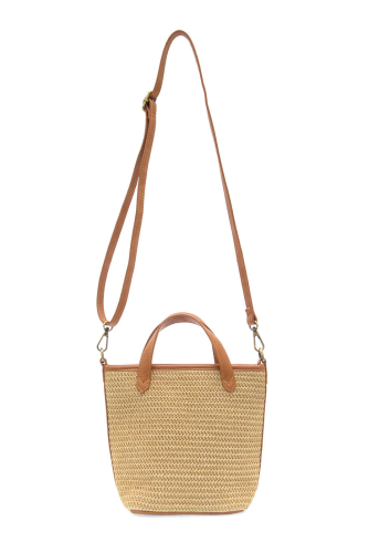 Natural Straw Mini Bucket Bag