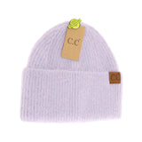 Mohair Feel Wide Cuff C.C Beanie