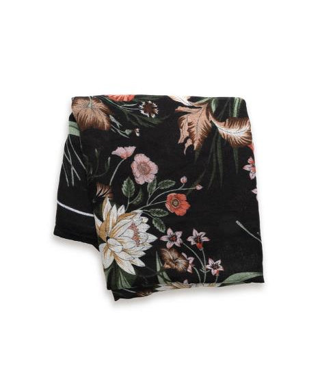 Black Homestead Garden Scarf