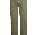 Elizabeth High Rise Straight Legs - Olive image 0