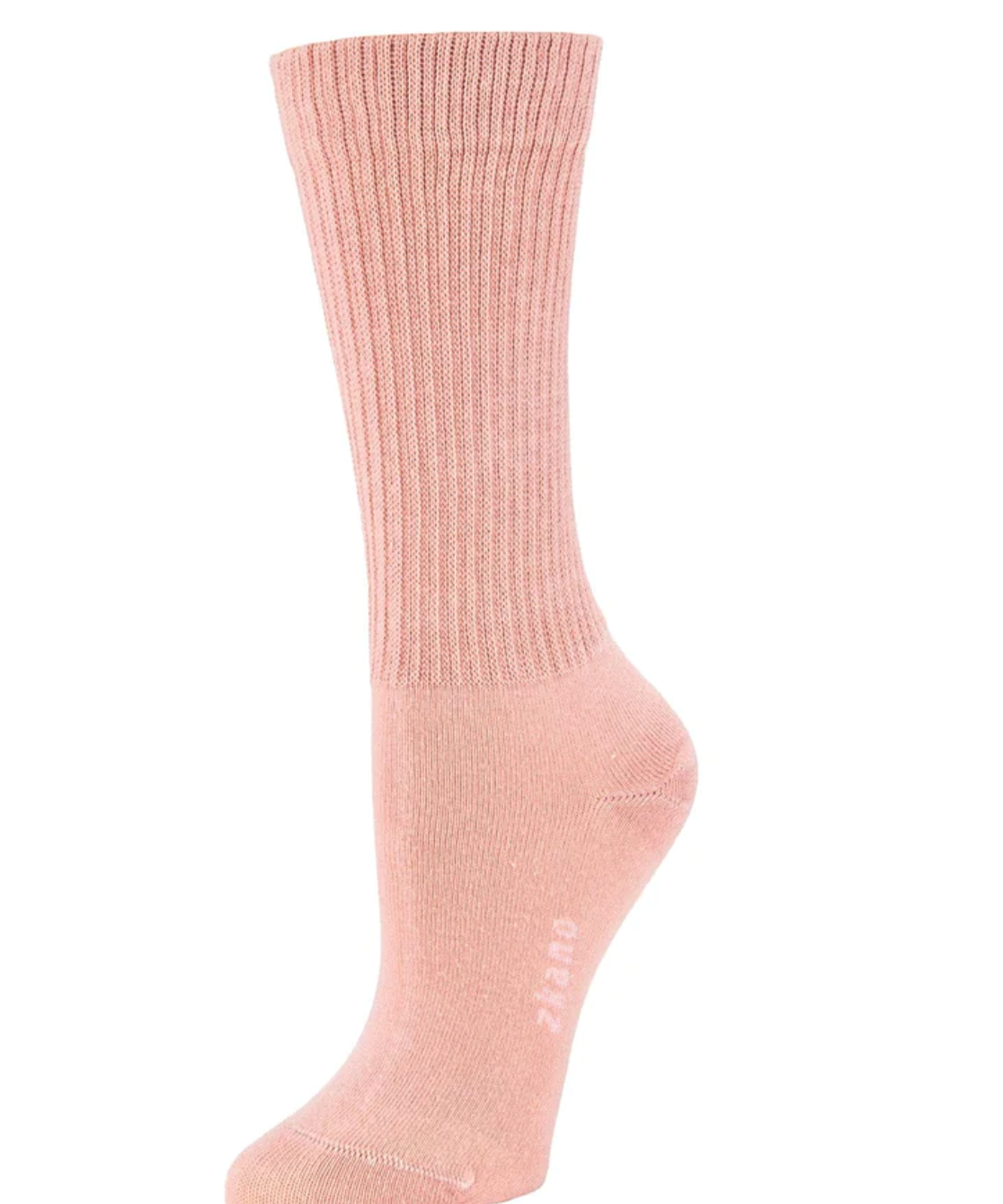 Rib Knit Organic Cotton Crew Socks image 0