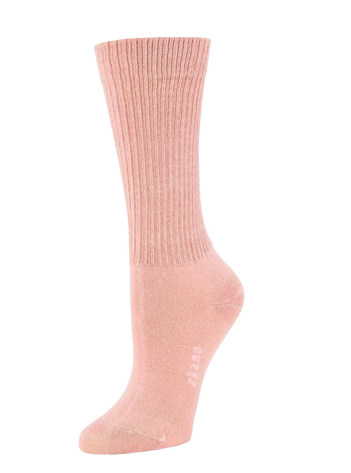 Rib Knit Organic Cotton Crew Socks image 0