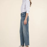 Ashley High Rise Slouchy Barrel Jeans - Leadership image 2