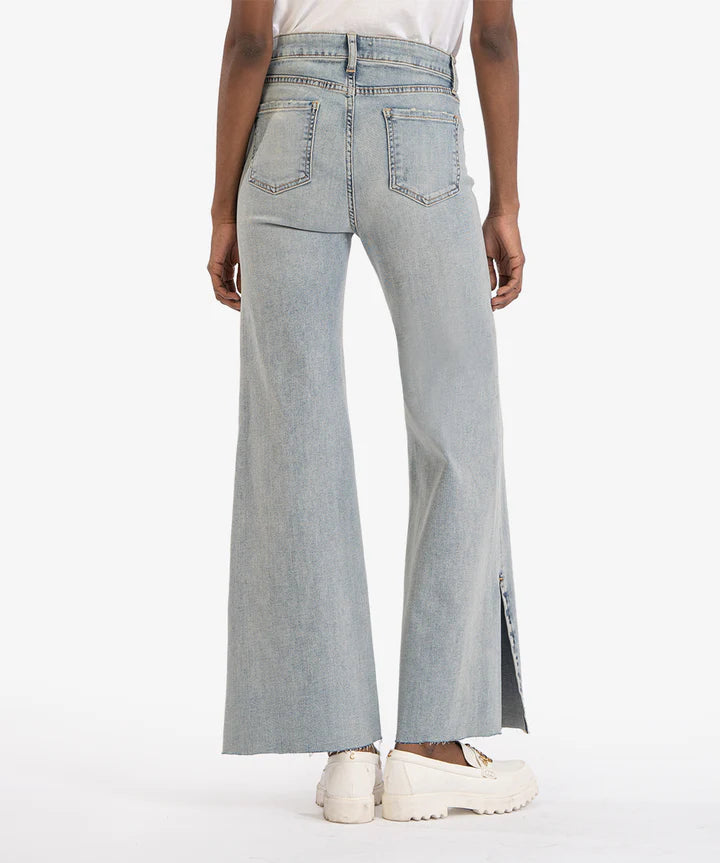 Meg High Rise Split Ankle Flares image 2