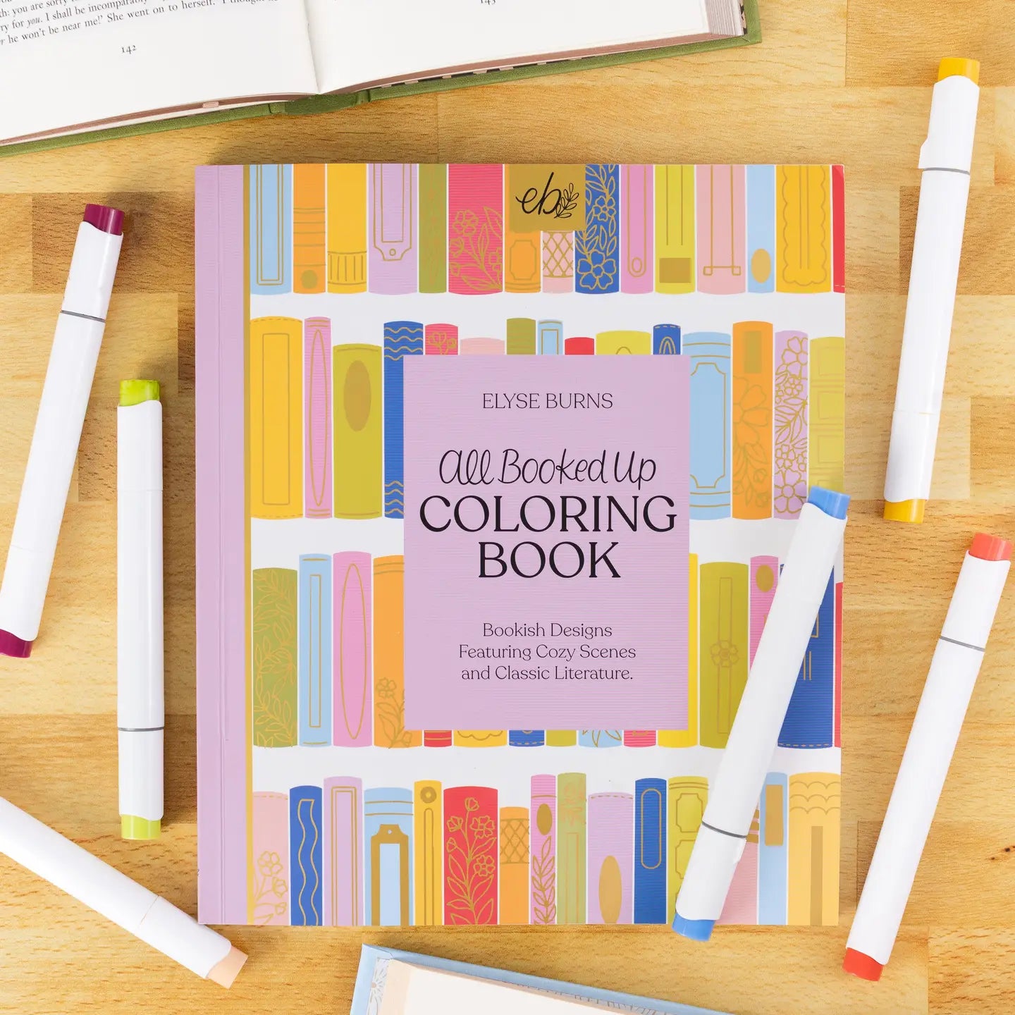 All Booked Up Coloring Book | Bookish & Reading