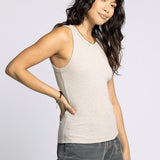 Edlin Tank - Taupe Heather