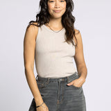 Edlin Tank - Taupe Heather